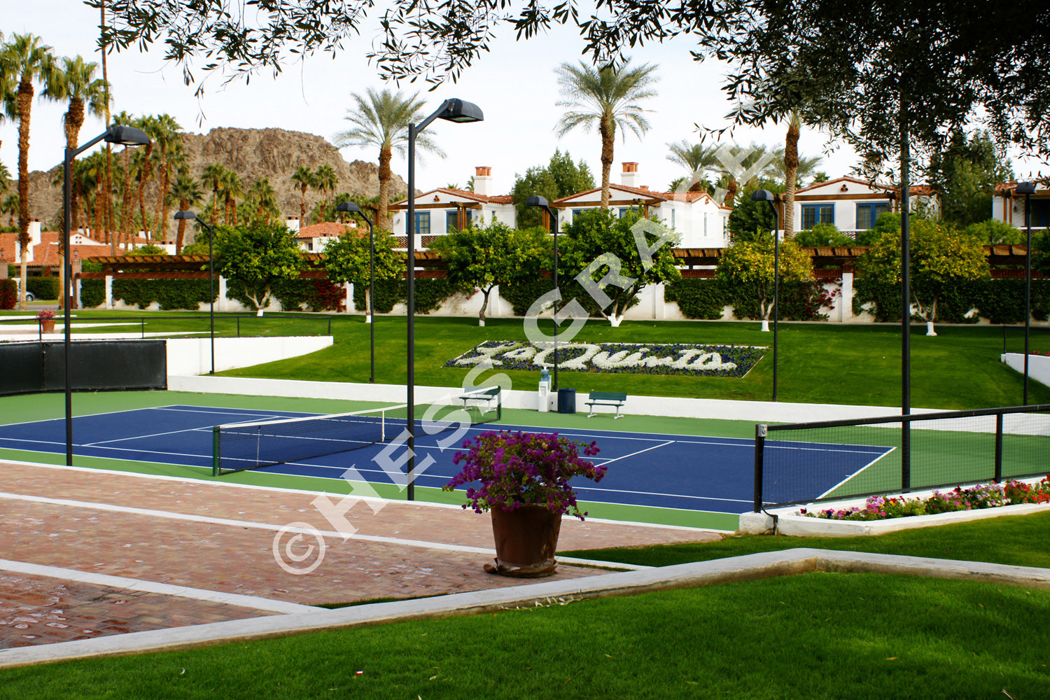 Photo of Centre Court tennis court at La Quinta